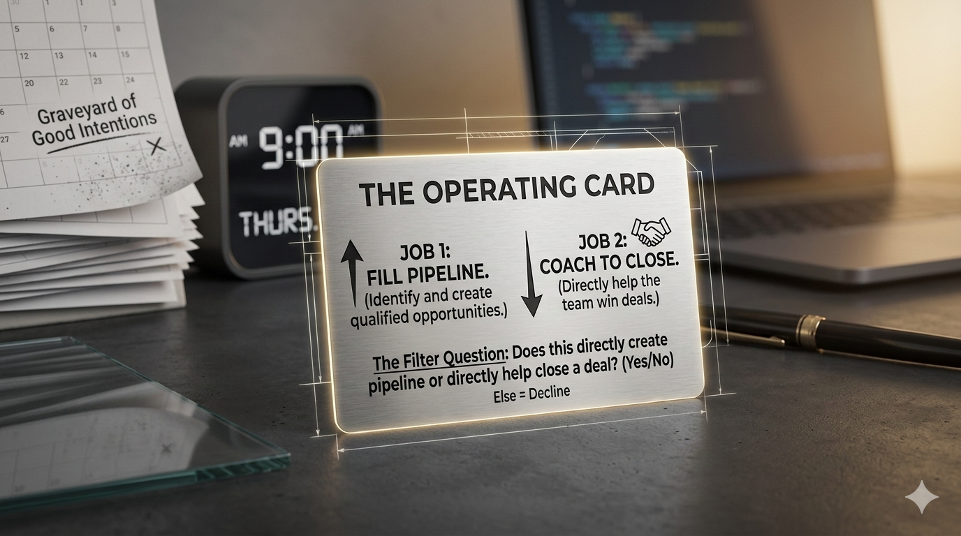 Two Jobs, One Filter: The Stupidly Simple Card That Runs My Week